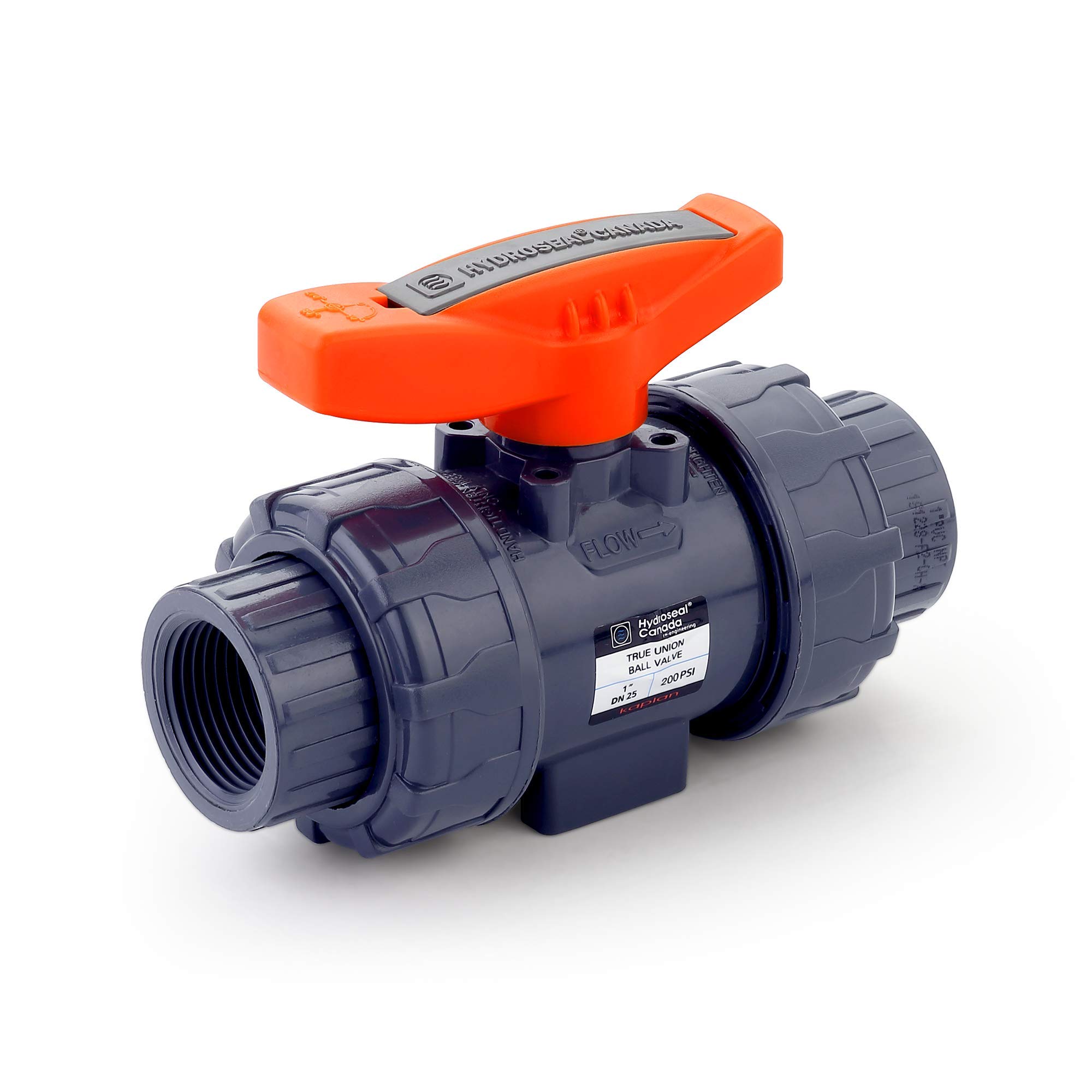 Amazon.com: HYDROSEAL Kaplan 1” PVC True Union Ball Valve Threaded
